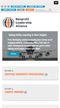 Mobile Screenshot of nonprofitleadershipalliance.org